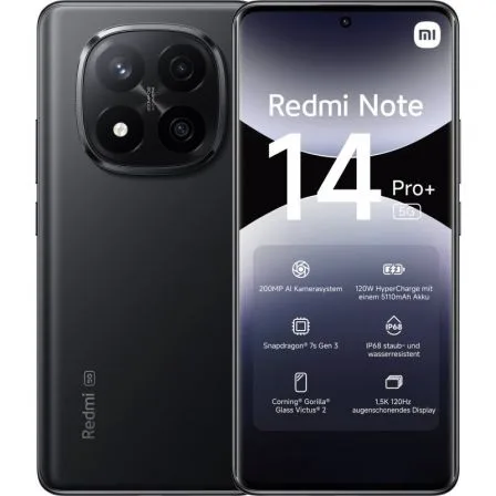 XIAOMI Redmi Note 14 PRO+ 5G 6,67" 256GB 8GB Black
