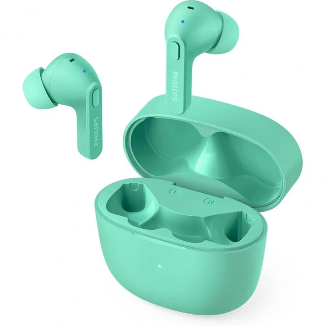 Philips 2000 series TAT2206GR/00 auricular y casco Auriculares True Wireless Stereo (TWS) Dentro de oído Llamadas/Música Bluetooth Turquesa