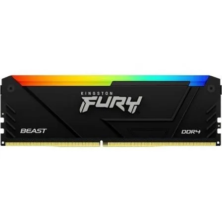 Memoria ram ddr4 8gb kingston - 3600mt - s - fury beast rgb - cl17