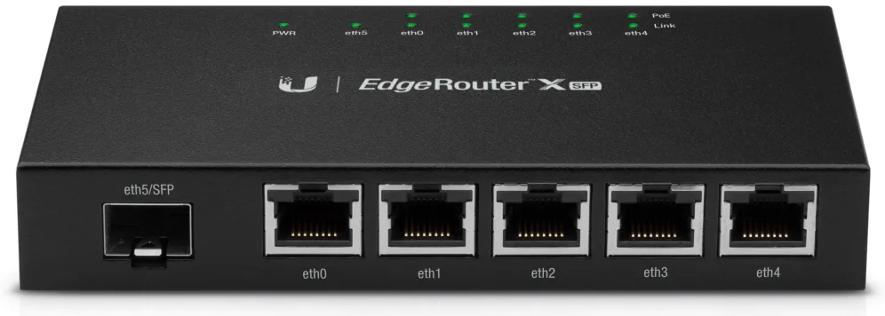Ubiquiti ER-X-SFP router Negro