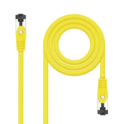 Cable de Red RJ45 SSTP Nanocable 10.20.2000-L25-Y Cat.8.1/ 25cm/ Amarillo