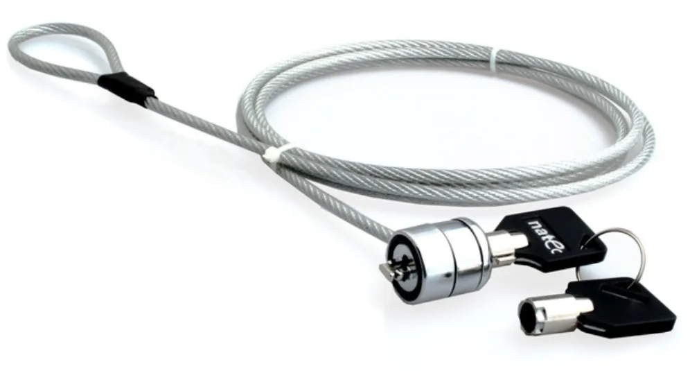 NATEC LOBSTER KEY cable antirrobo Metálico 1,8 m
