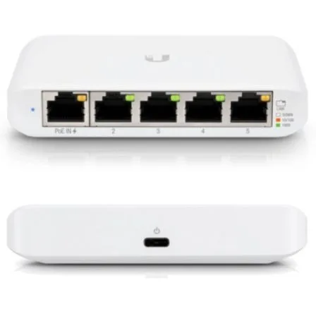 Switch Gestionable Ubiquiti USW-Flex Mini 5 Puertos/ RJ45 10/100/1000 POE