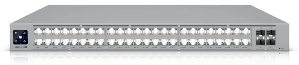 Ubiquiti UniFi Pro XG 48 PoE Gestionado L3 10G Ethernet (100/1000/10000) Energía sobre Ethernet (PoE) 1U Gris