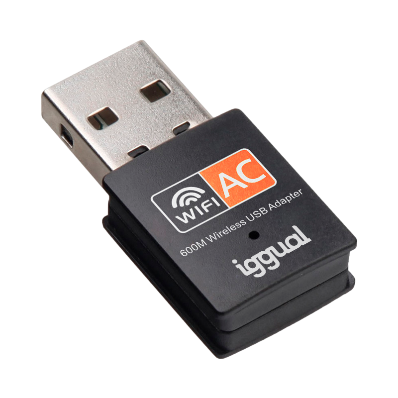 iggual Adaptador USB Wifi 600 Mbps dual 2.4G-5G