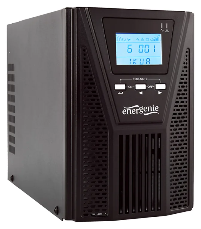 Gembird EG-UPSO-1000 sistema de alimentación ininterrumpida (UPS) Doble conversión (en línea) 1 kVA 900 W 4 salidas AC