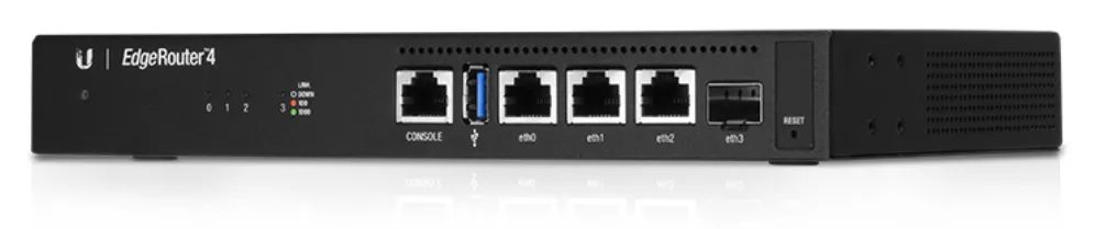 Ubiquiti EdgeRouter 4 router Gigabit Ethernet Negro