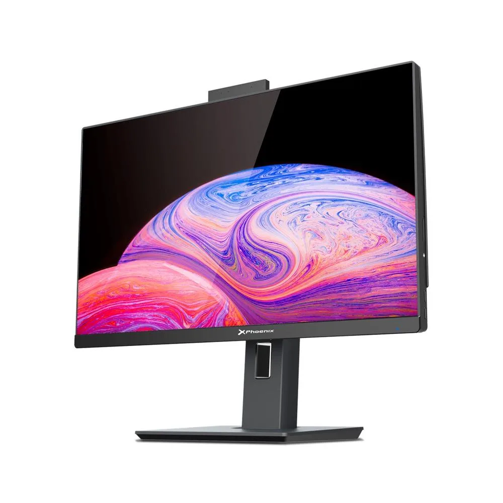 Ordenador pc all in one aio phoenix unity 27 pulgadas fhd ajustable altura y rotativo - web cam - intel i5 12400 - 16 gb ddr4 - 1 tb ssd windows 11