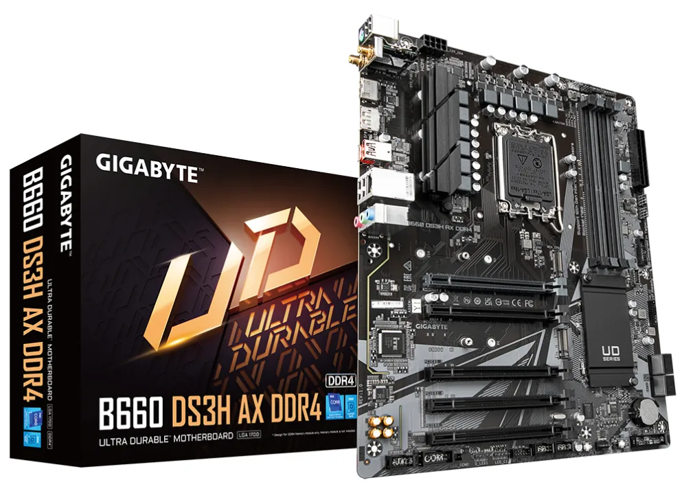 GIGABYTE B660 DS3H AX DDR4 placa base Intel B660 LGA 1700 ATX