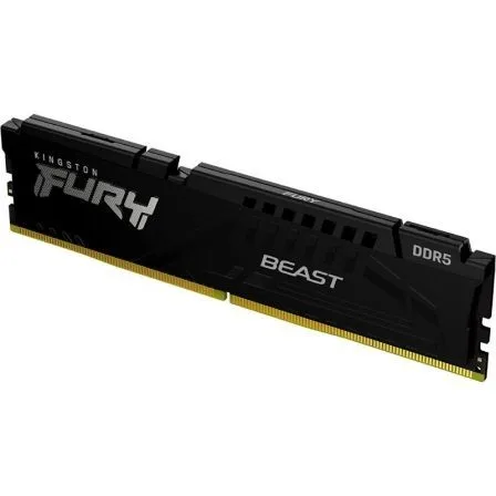 Memoria ram ddr5 32gb kingston - 5200 mhz - pc5 - 41600 - fury beast - cl40 - 1.25v