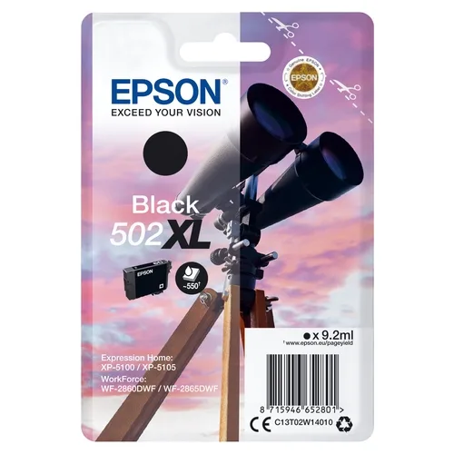 Cartucho tinta epson t02w140 502xl negro ink