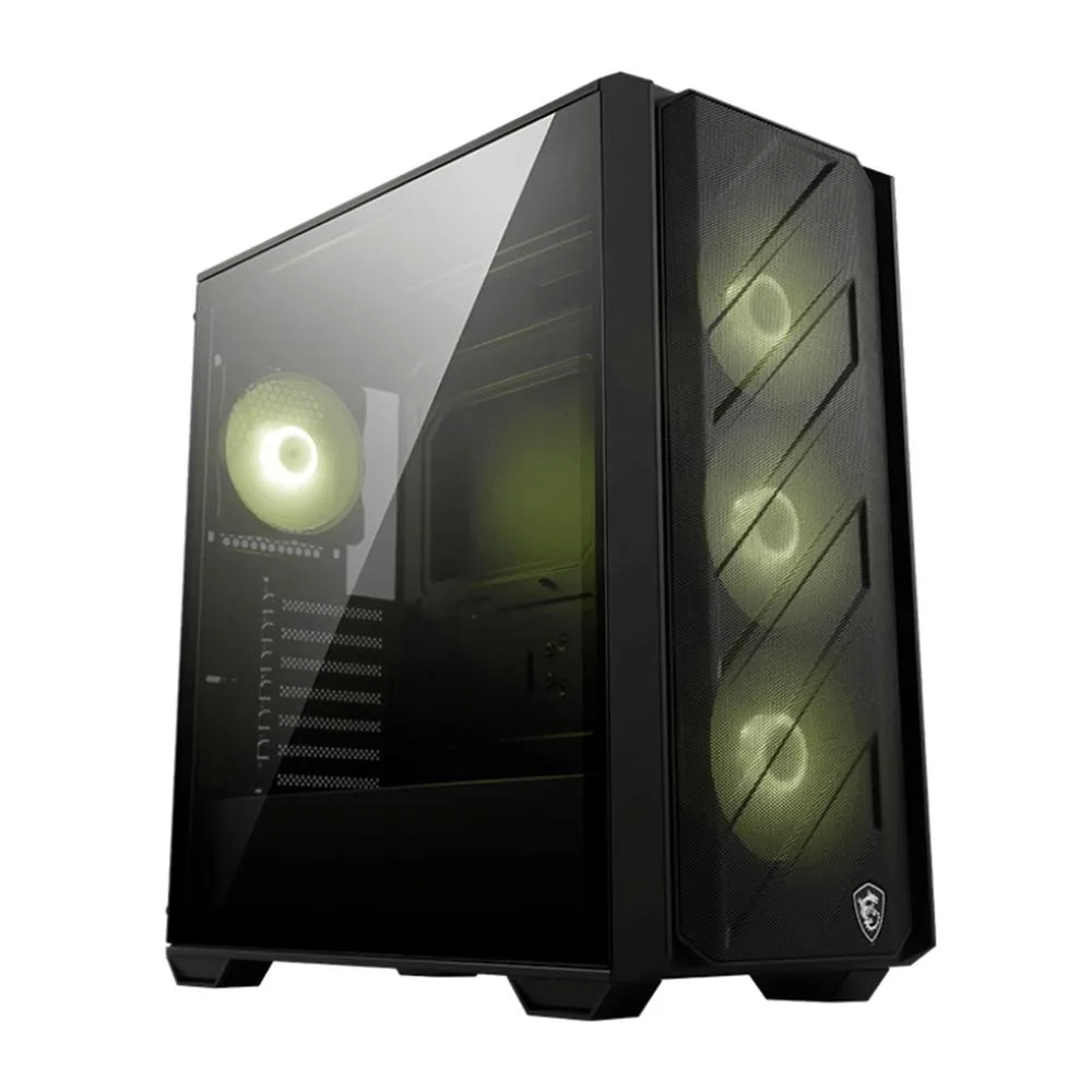 Caja ordenador gaming msi mag forge 330r airflow atx cristal templado negra