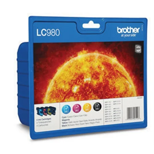 Multipack brother lc980valpb dcp145 - 195c - 165c - 375cw - mfc250c - 255cw - 290c - 295cn