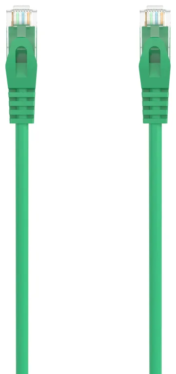 AISENS Cable de Red Latiguillo RJ45 LSZH Cat.6A 500 Mhz UTP AWG24, Verde, 1.0M