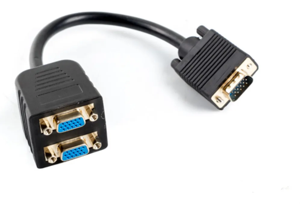 Adaptador lanberg vga - vga x2 20cm