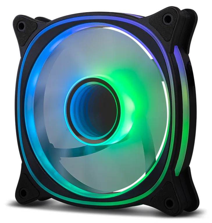 Ventilador caja nox hummer v - fan argb espejo infinito 120mm negro