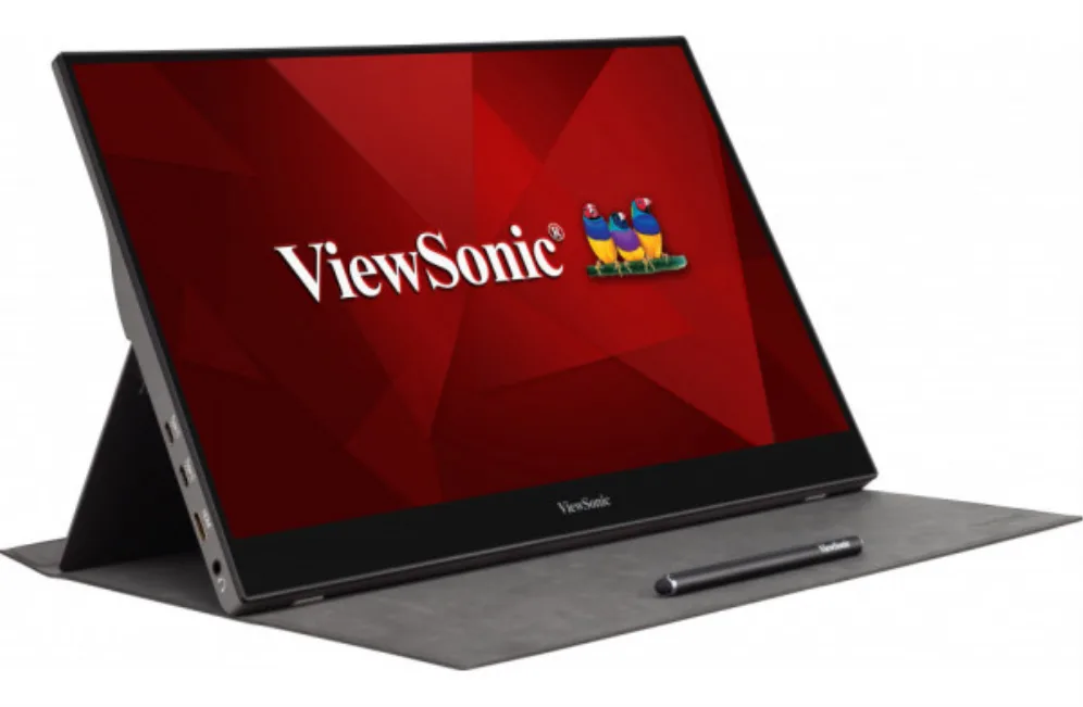 Viewsonic TD1655 pantalla para PC 39,6 cm (15.6") 1920 x 1080 Pixeles Full HD LED Pantalla táctil Multi-usuario Negro, Plata