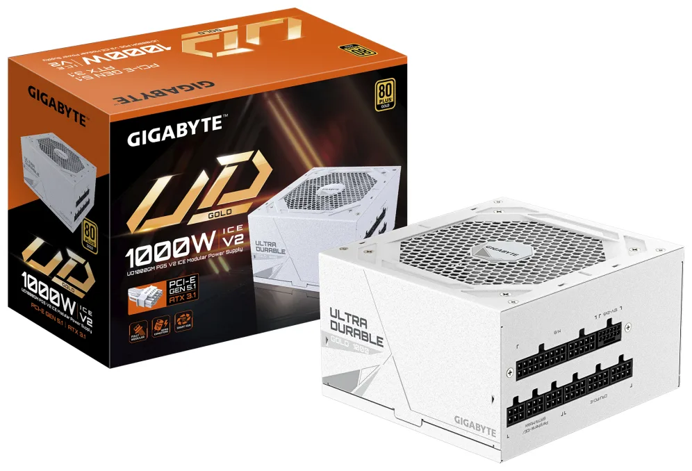 Fuente alimentacion gigabyte gp - ud1000gm pg5 ice gaming atx 1000w