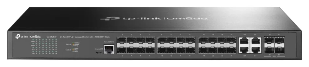 TP-Link Omada TL-SG3428XF Gestionado L2+ 1U Negro