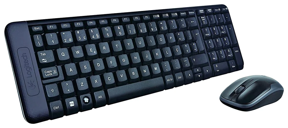Logitech MK220 teclado Ratón incluido Oficina USB Español Negro