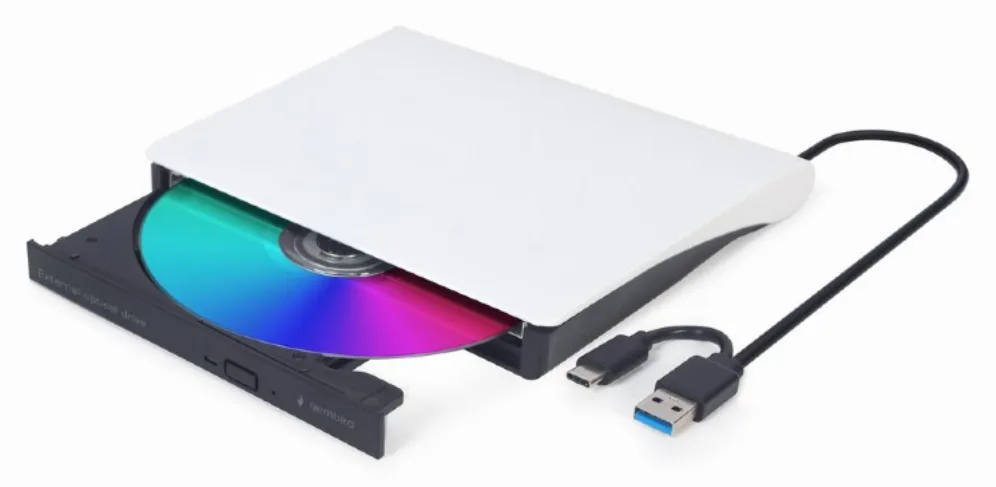 GEMBIRD Unidad de DVD USB externa Blanco