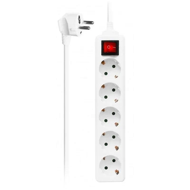 EWENT EW3916 Regleta 5 Tomas - 1 interruptor 1.5m