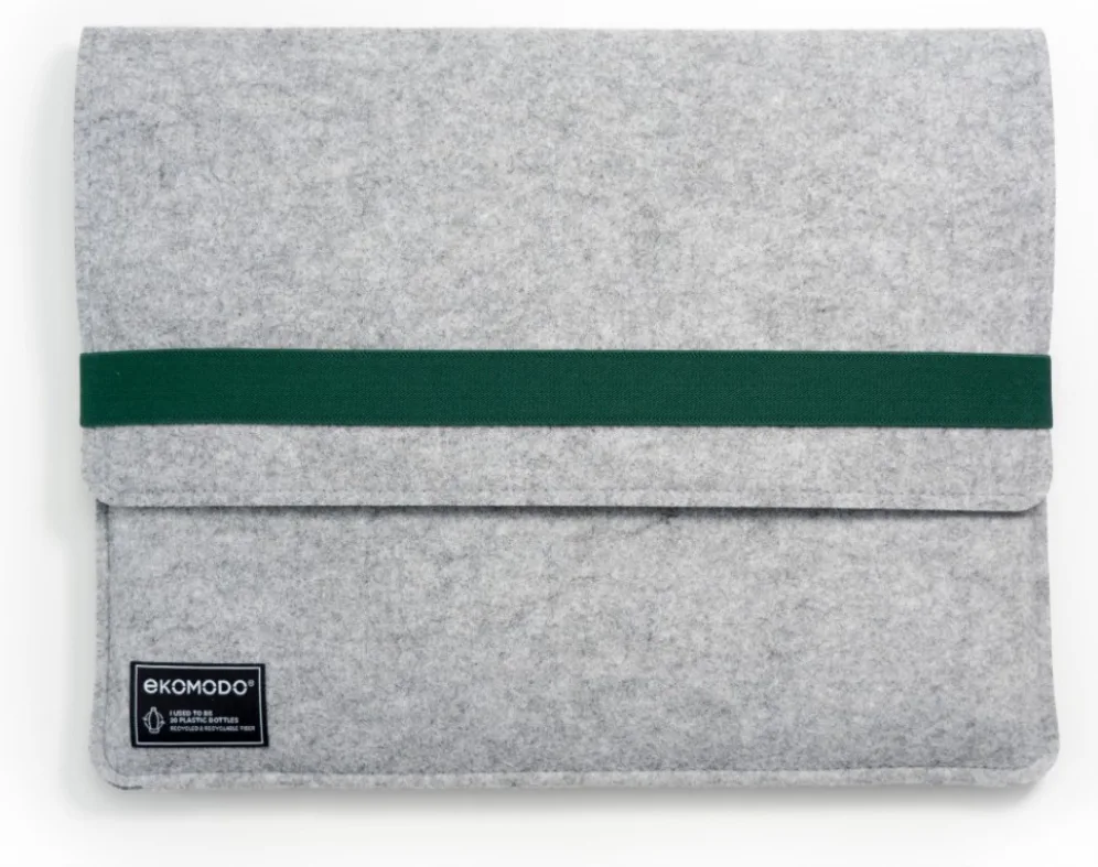 EKOMODO HR-014 maletines para portátil 38,1 cm (15") Funda Verde, Gris