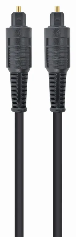 Gembird Toslink, 2m cable de audio Negro