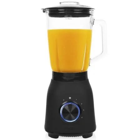 Batidora de vaso Princess Black Steel 212092/ 1000W/ 4 Velocidades/ Capacidad 1.5L