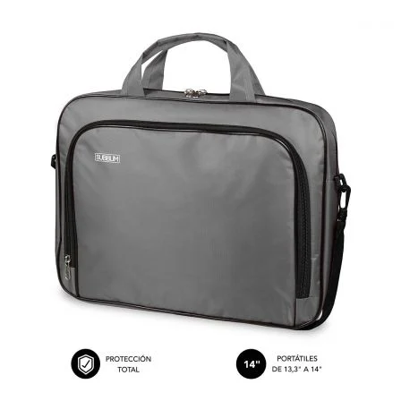 Maletin subblim oxford para portatil 13.3 pulgadas - 14 pulgadas gris