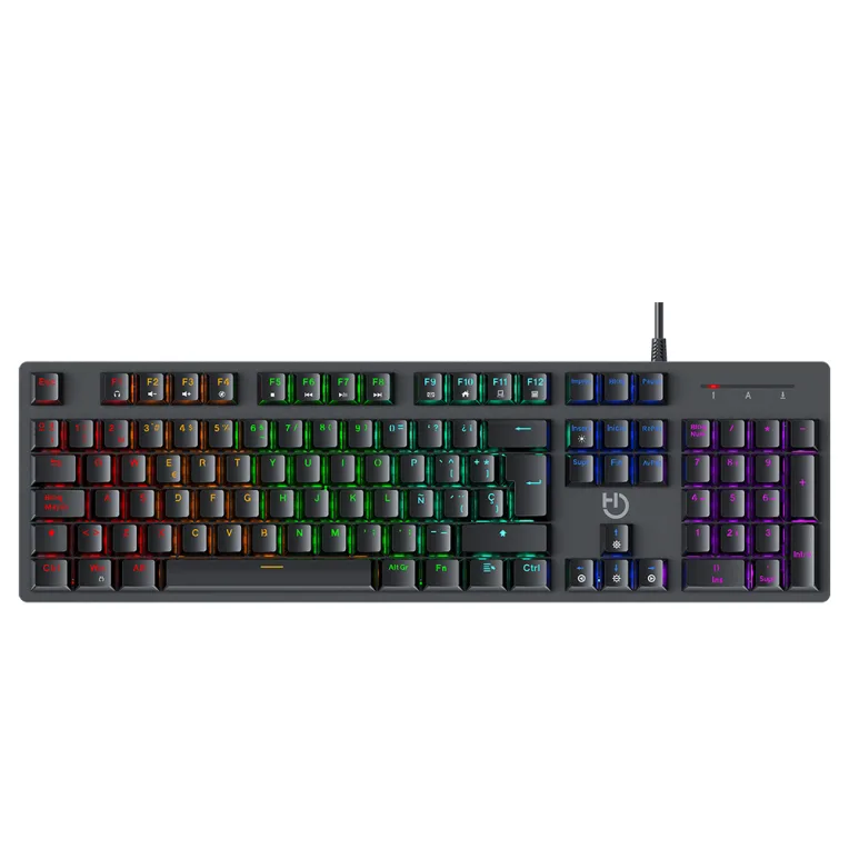Hiditec GK400 ARGB teclado Juego USB Negro