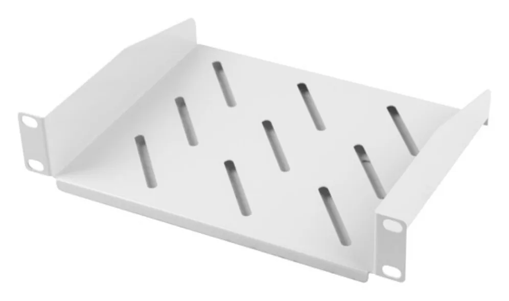 Bandeja lanberg fija 1u 254x180mm hasta 20kg rack 10 pulgadas gris