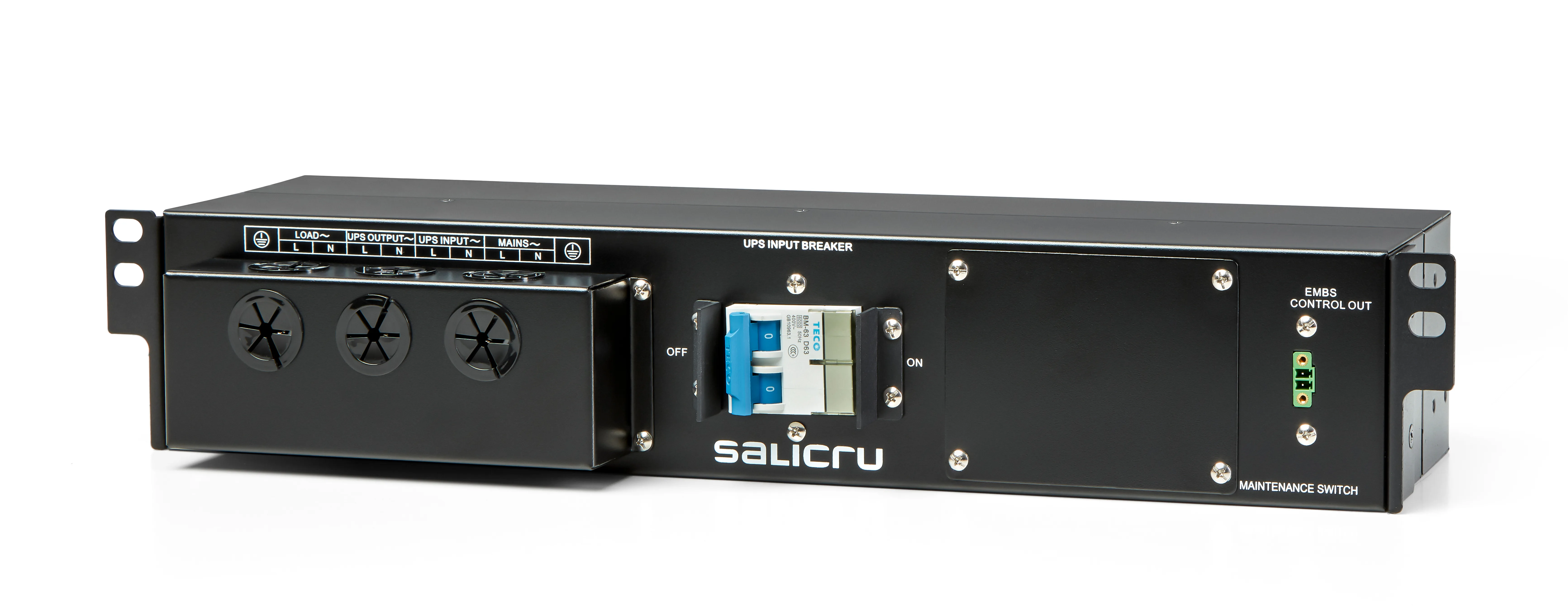 Salicru bm - r 40 a - by pass de mantenimiento en formato rack - mural 40a