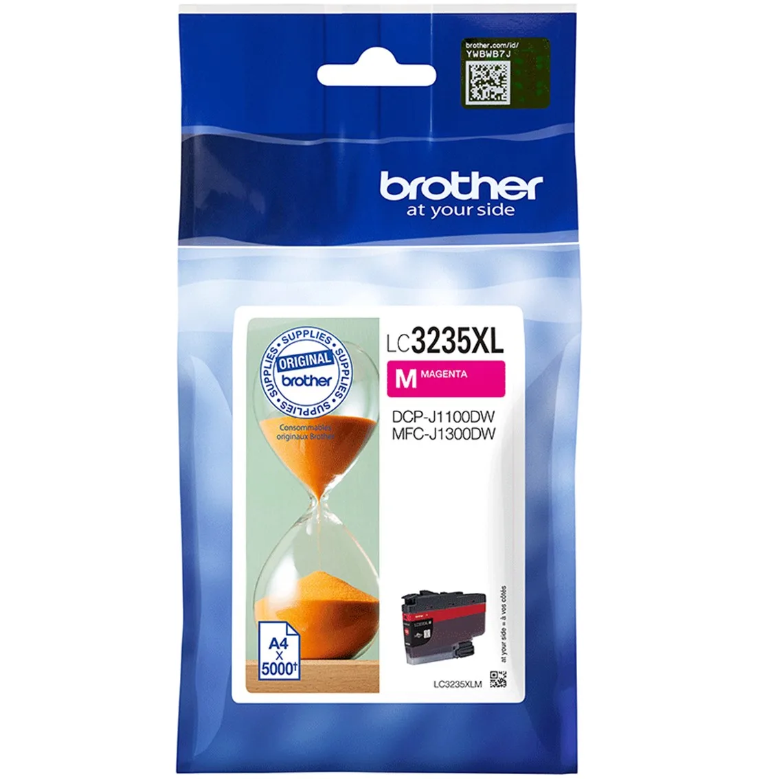 Cartucho tinta brother lc3235xlm magenta 5000 páginas