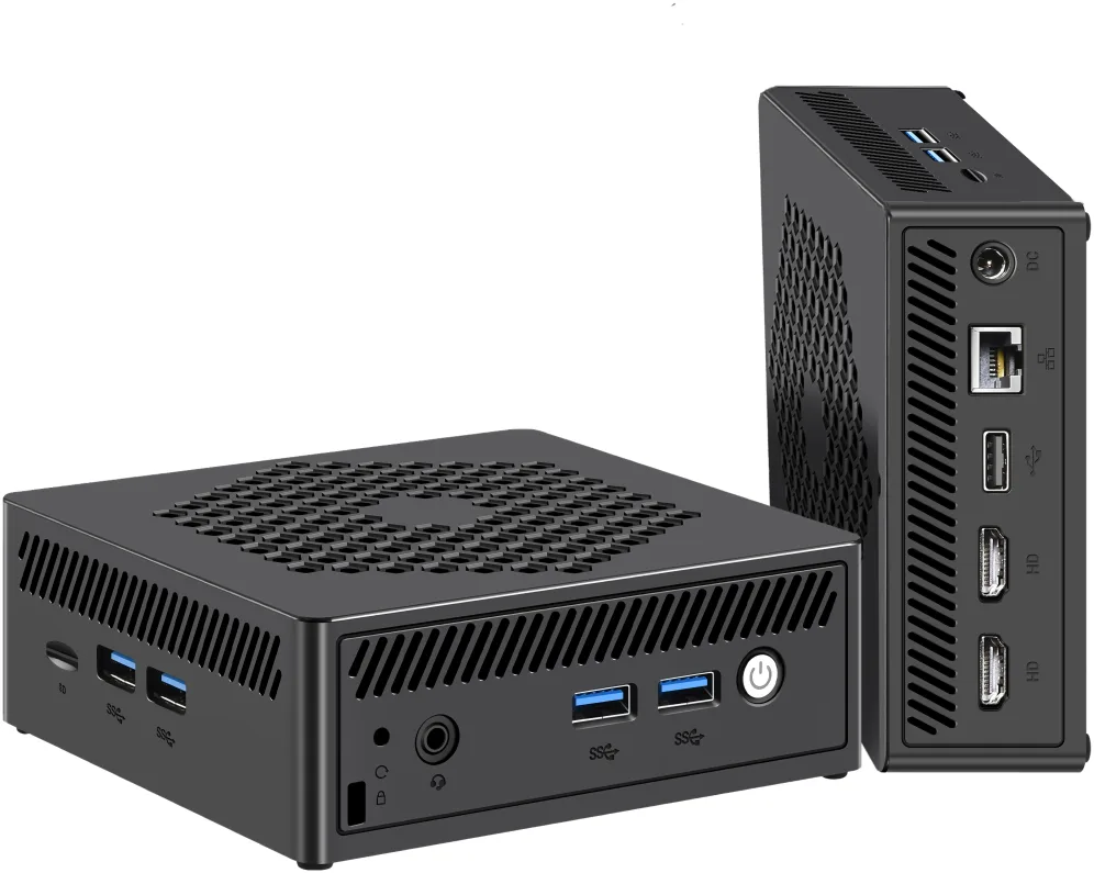 Leotec LEMPC12 PC/estación de trabajo barebone Cubo Negro