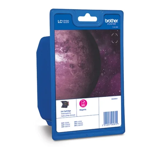 Cartucho tinta brother lc1220mbp magenta 300 paginas dcpj525w - dcpj725dw - dcpj925dw - mfcj430w - mfcj625dw - mfcj825dw
