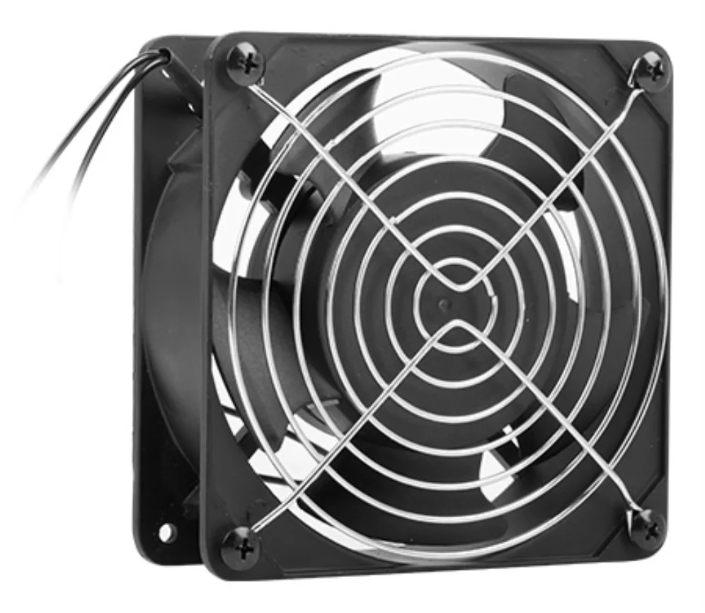 Ventilador 120 mm lanberg para rack 19 230v rejilla metalica negro
