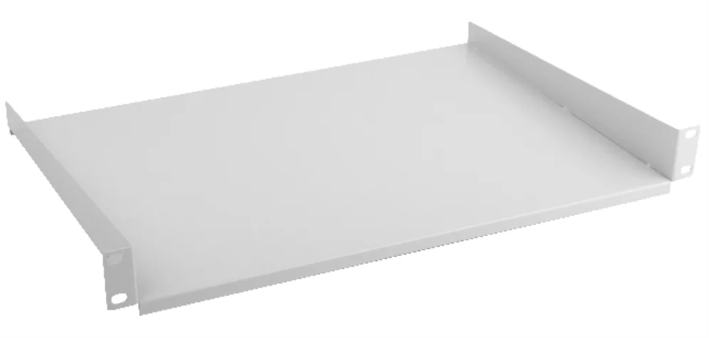 Bandeja fija lanberg 1u 483x315 mm hasta 20 kg rack de 19 gris