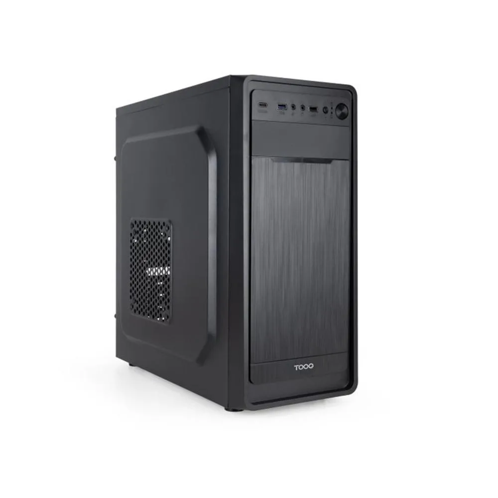 Caja ordenador tooq tqc - 5701 - sp prisma ultra atx negra + fuente 500w