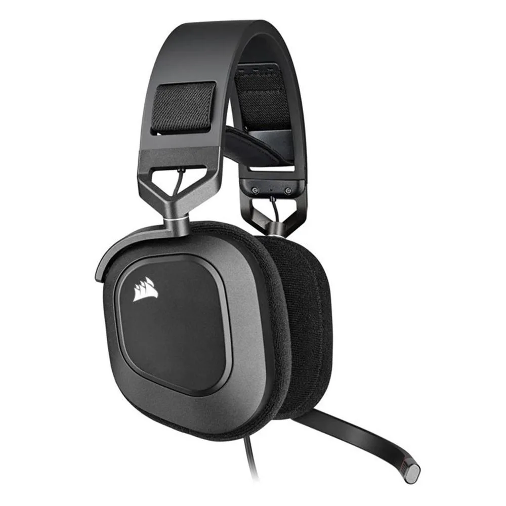 Auricular gaming corsair stereo corsair hs80 rgb usb gris