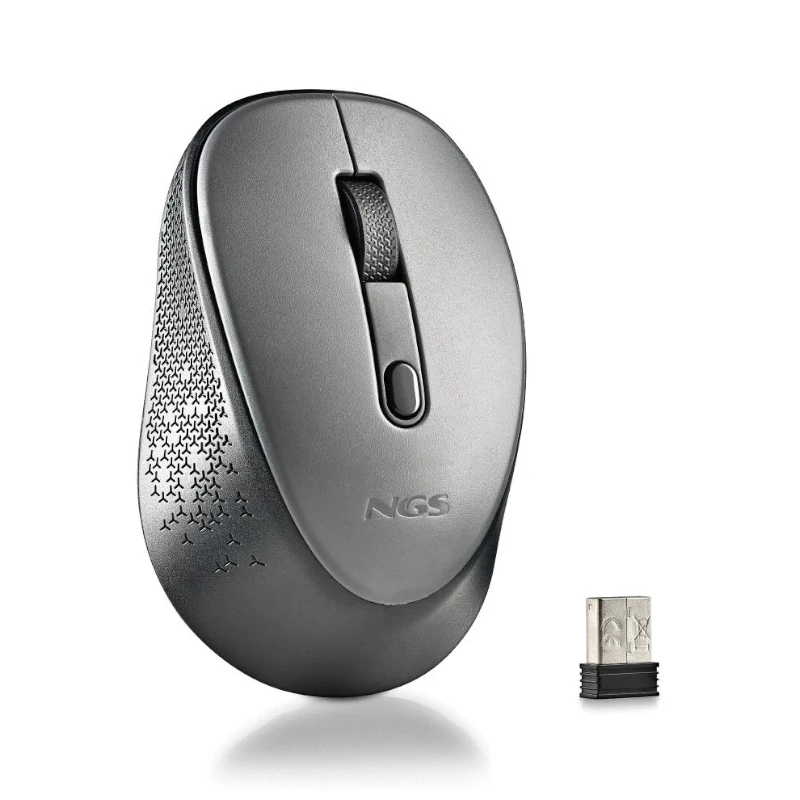 NGS RATON INALAMBRICO 800-1600DPI Gris