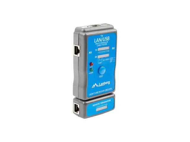 Testeador network lanberg nt - 0403 rj45 - rj11 - usb