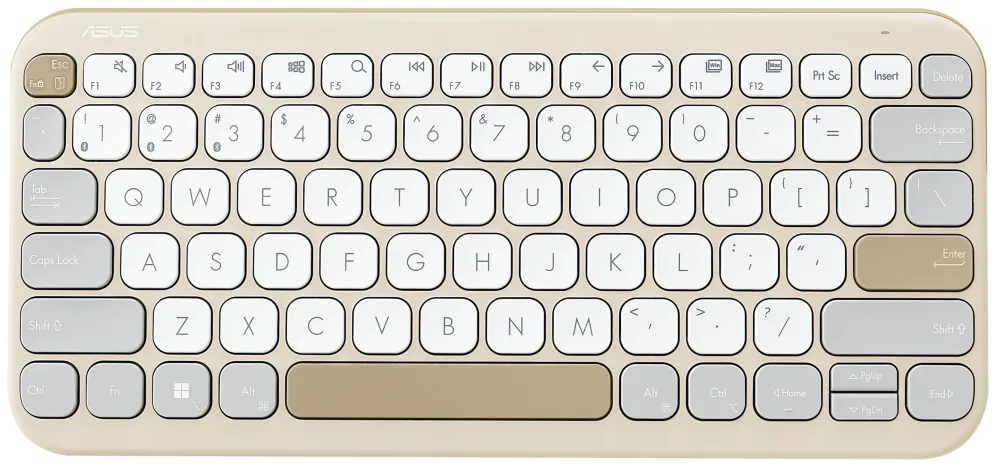 Teclado Inalámbrico Asus Marshmallow KW100/ Beige