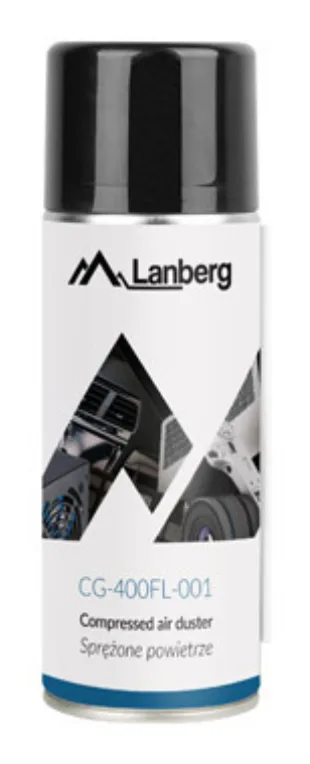 Lanberg CG-400FL-001 limpiador de aire comprimido 400 ml