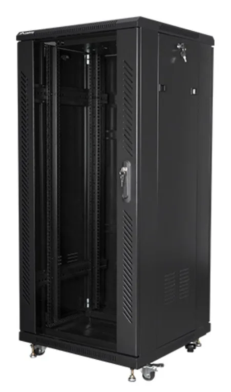 Armario lanberg rack 19 pulgadas 27u 600x600 negro