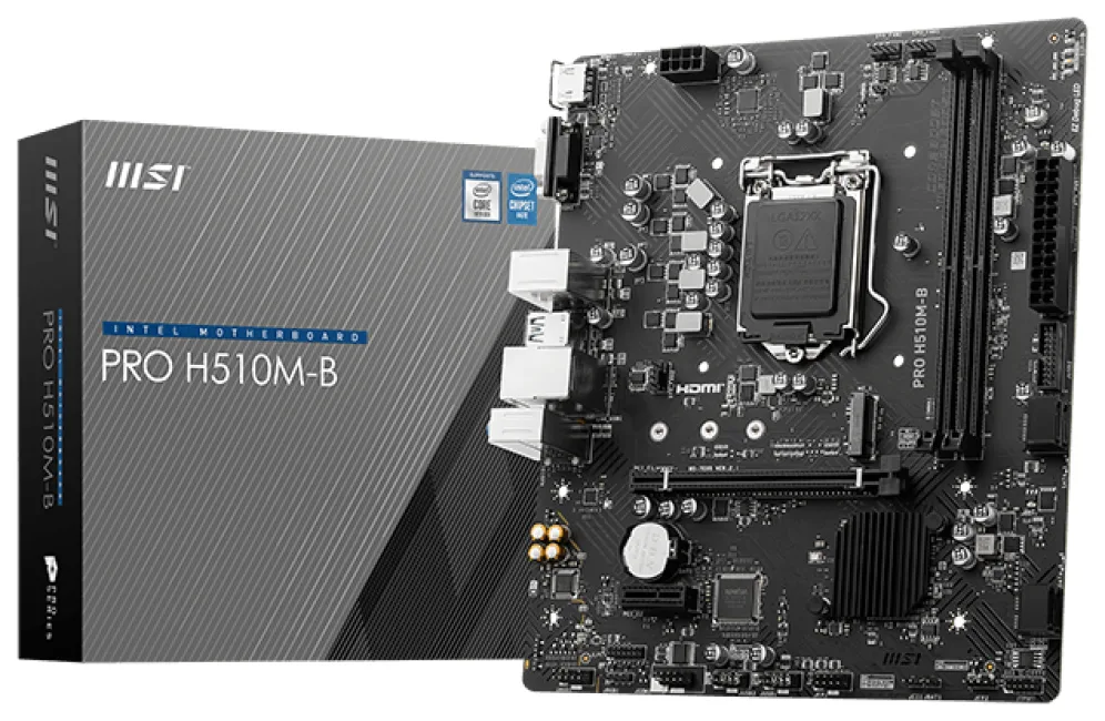 MSI PRO H510M-B placa base Intel H470 LGA 1200 (Socket H5) micro ATX