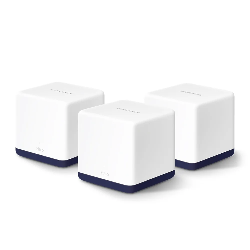 Router mesh mercusys halo h50g pack de 3 1900mbps