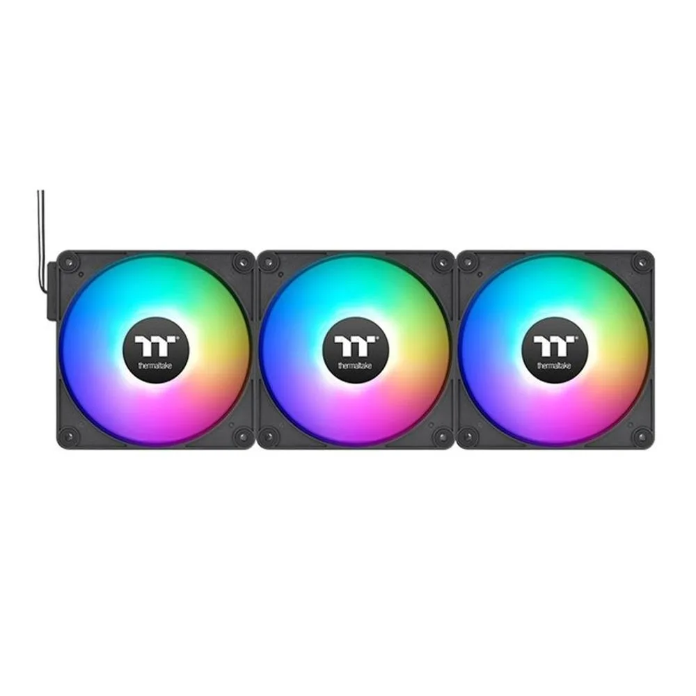 Thermaltake CT120 EX ARGB Carcasa del ordenador Ventilador 12 cm Negro, Blanco 3 pieza(s)