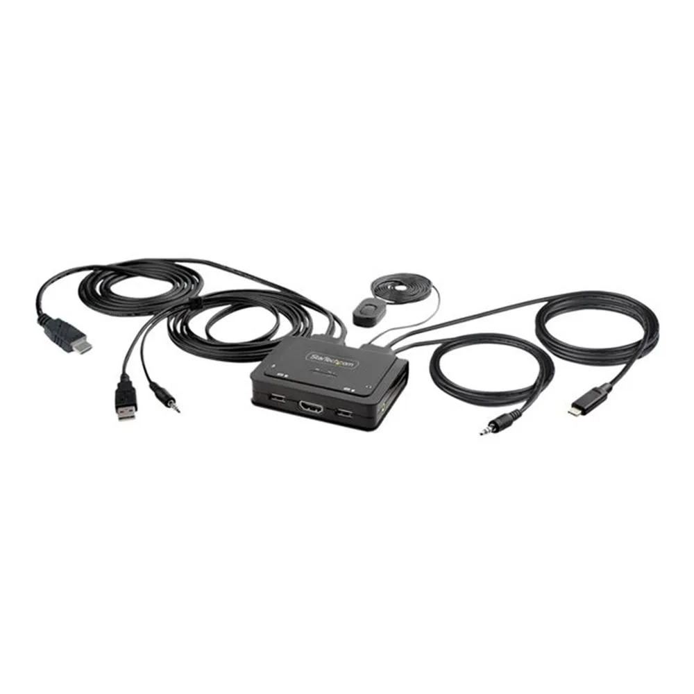 Switch kvm startech c2 - h46 - uac - cbl - kvm