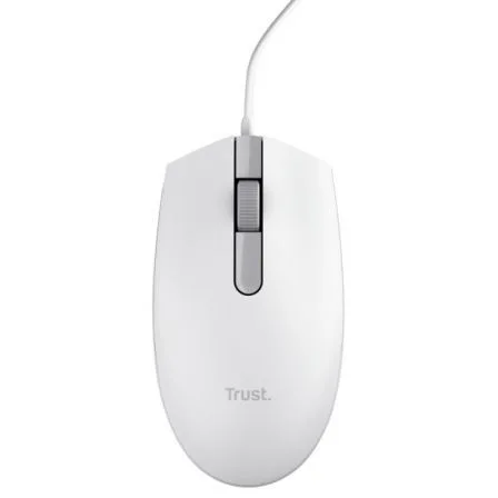Ratón Trust TM-101/ 1200 DPI/ Blanco
